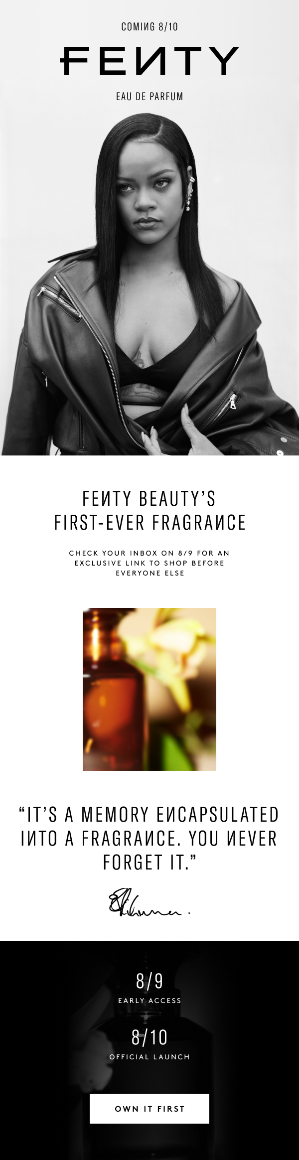 Fenty Beauty — Fragrance launch